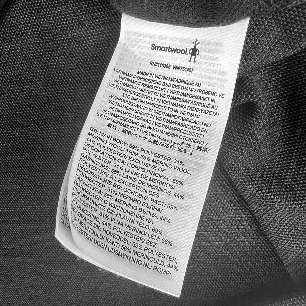 Smartwool Women's Sz M LS 1/4 Zip Pullover Base Layer Athletic Top Shirt - Picture 9 of 10